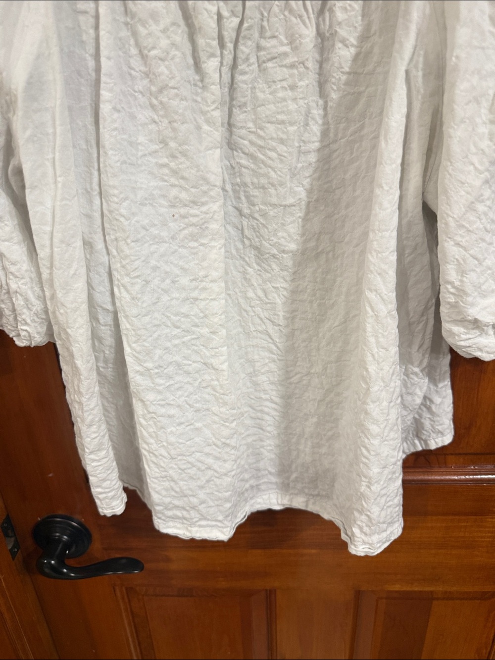 a new day White Square-Neck Puff Sleeve Blouse - Picture 6 of 8